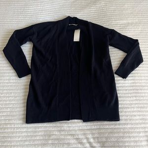 Vince Navy Wool and Cashmere Cardigan